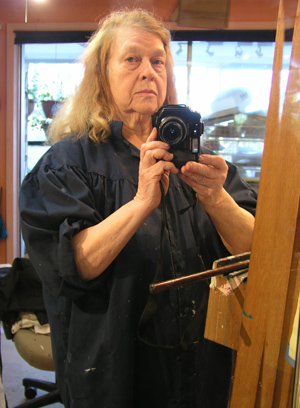 Erin Libby with camera